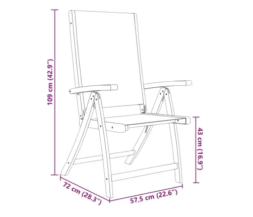 9-Daļīgs Dārza Mēbeļu Komplekts, Akācijas Masīvkoks, Tekstilēns Vidaxl