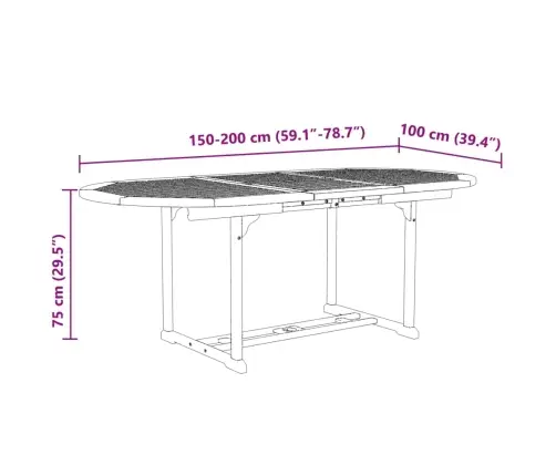 5-Daļīgs Dārza Mēbeļu Komplekts, Akācijas Masīvkoks, Tekstilēns Vidaxl