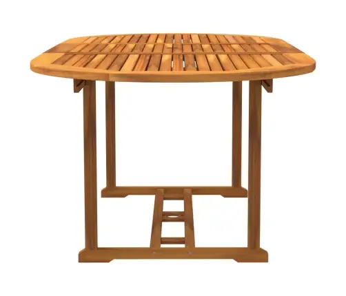 5-Daļīgs Dārza Mēbeļu Komplekts, Akācijas Masīvkoks, Tekstilēns Vidaxl