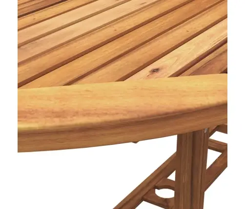 5-Daļīgs Dārza Mēbeļu Komplekts, Akācijas Masīvkoks, Tekstilēns Vidaxl