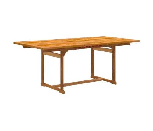 7-Osaline Aia Söögimööbli Komplekt, Akaatsiapuit Ja Tekstileen