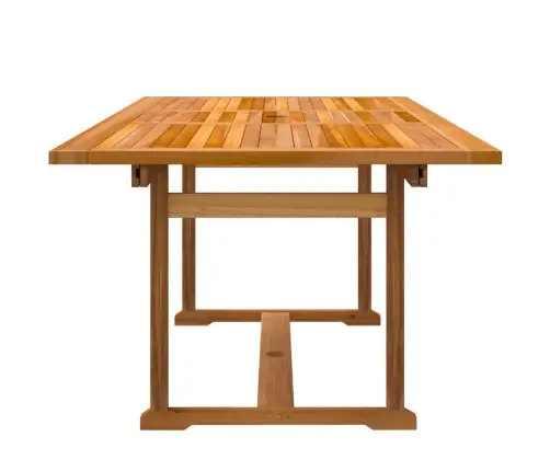 7-Osaline Aia Söögimööbli Komplekt, Akaatsiapuit Ja Tekstileen