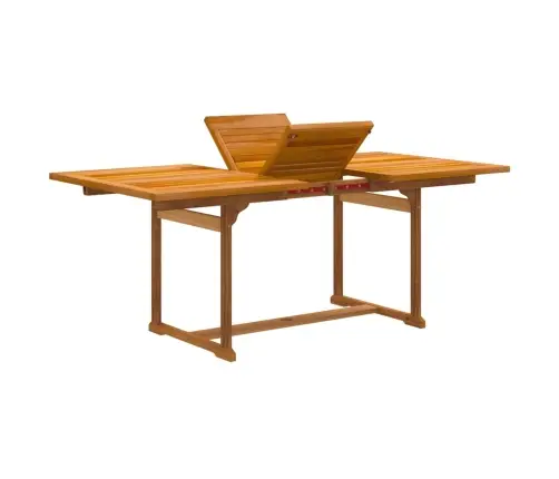 7-Osaline Aia Söögimööbli Komplekt, Akaatsiapuit Ja Tekstileen