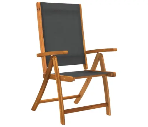 7-Osaline Aia Söögimööbli Komplekt, Akaatsiapuit Ja Tekstileen