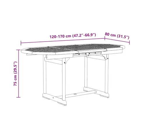 7-Daļīgs Dārza Mēbeļu Komplekts, Akācijas Masīvkoks, Tekstilēns Vidaxl