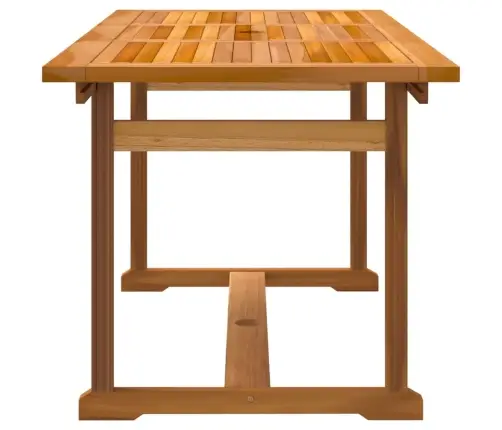 7-Osaline Aia Söögimööbli Komplekt, Akaatsiapuit Ja Tekstileen