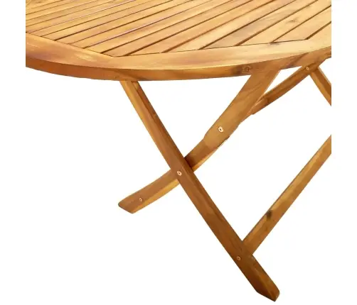 9-Daļīgs Dārza Mēbeļu Komplekts, Akācijas Masīvkoks, Tekstilēns Vidaxl