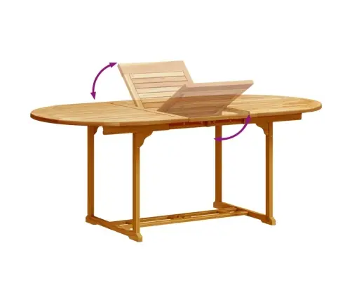 5-Daļīgs Dārza Mēbeļu Komplekts, Akācijas Masīvkoks, Tekstilēns Vidaxl