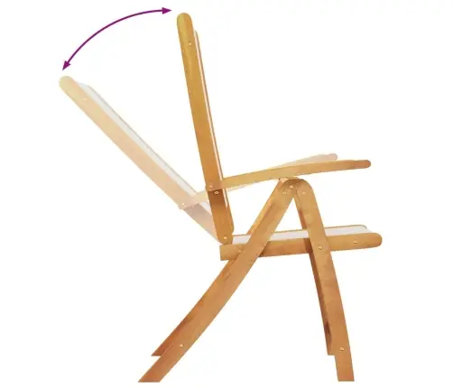 Sodo Valgomojo Komplektas, 5 Dalių, Akacija Ir Tekstilenas