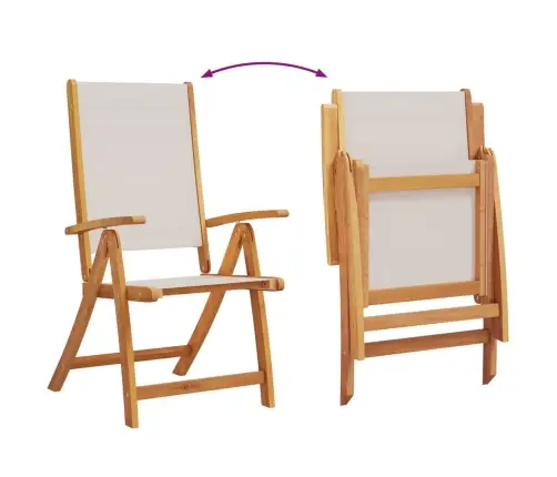 Sodo Valgomojo Komplektas, 5 Dalių, Akacija Ir Tekstilenas