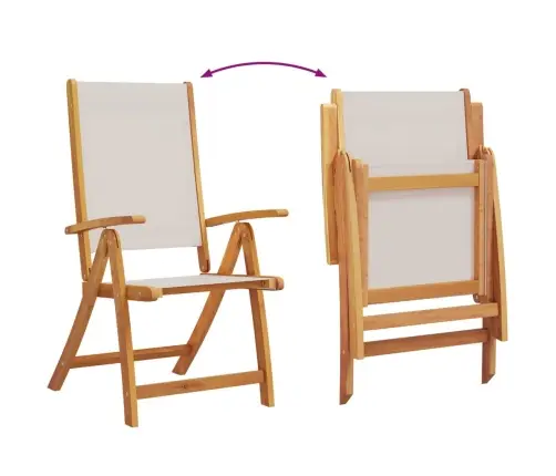 Sodo Valgomojo Komplektas, 5 Dalių, Akacija Ir Tekstilenas