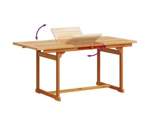 5-Daļīgs Dārza Mēbeļu Komplekts, Akācijas Masīvkoks, Tekstilēns Vidaxl