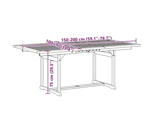 7-Daļīgs Dārza Mēbeļu Komplekts, Akācijas Masīvkoks, Tekstilēns Vidaxl