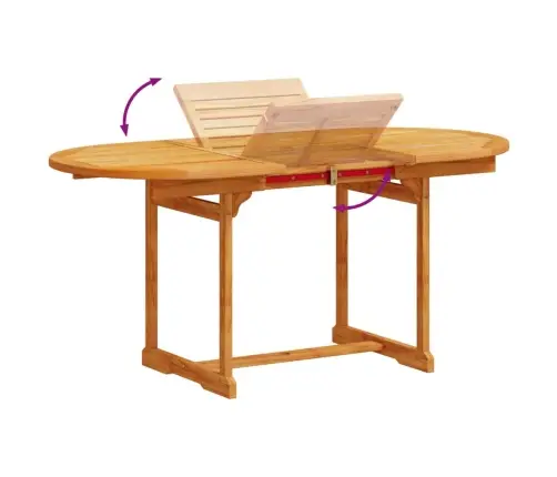 Sodo Valgomojo Komplektas, 7 Dalių, Akacija Ir Tekstilenas