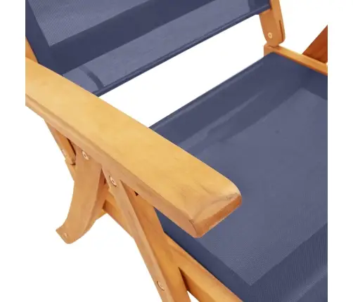 5-Osaline Aia Söögimööbli Komplekt, Akaatsiapuit Ja Tekstileen