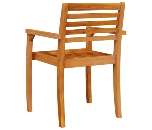 Sodo Kėdės, 8Vnt., 59X55X85cm Akacijos Medienos Masyvas