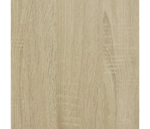 Gultas Rāmis, Ozola Krāsā, 160X200Cm, Inženierijas Koks, Metāls Vidaxl