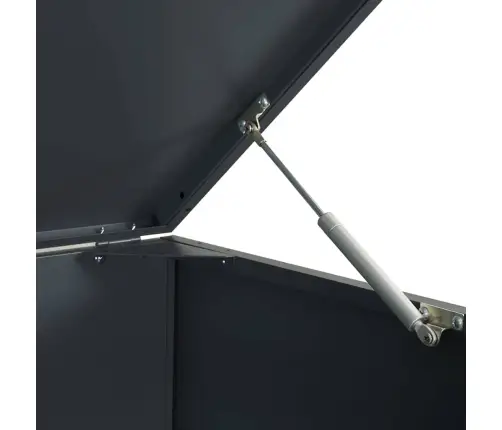 Ratastega Prügikasti Kuur 4 Prügikastile, 276X79X117 cm Teras