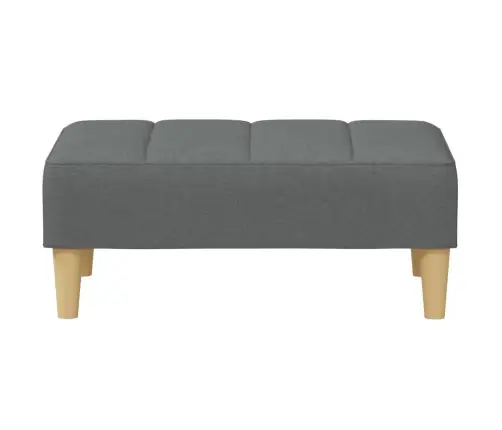 Kājsoliņš, 77X55X31 Cm, Tumši Pelēks Audums Vidaxl