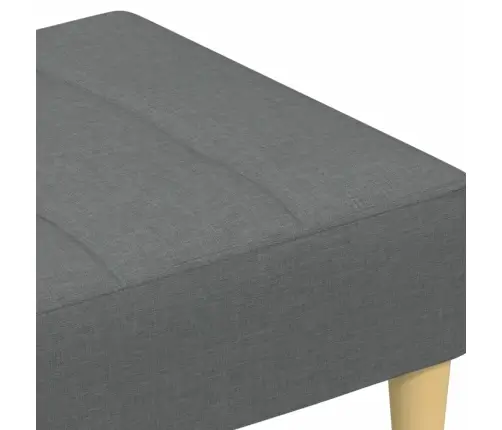 Kājsoliņš, 77X55X31 Cm, Tumši Pelēks Audums Vidaxl