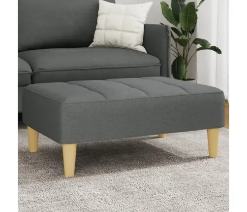 Kājsoliņš, 77X55X31 Cm, Tumši Pelēks Audums Vidaxl