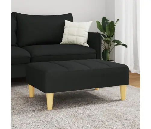 Kājsoliņš, 77X55X31 Cm, Melns Audums Vidaxl