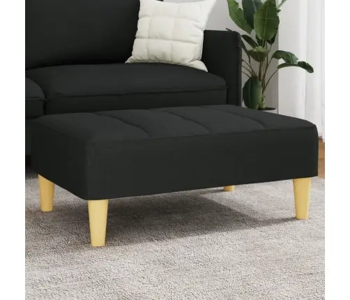 Kājsoliņš, 77X55X31 Cm, Melns Audums Vidaxl