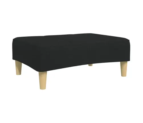 Kājsoliņš, 77X55X31 Cm, Melns Audums Vidaxl