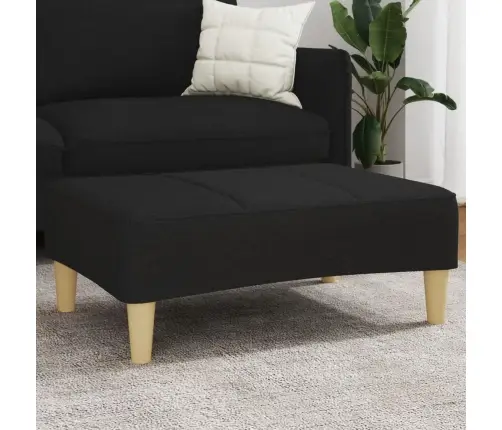 Kājsoliņš, 77X55X31 Cm, Melns Audums Vidaxl