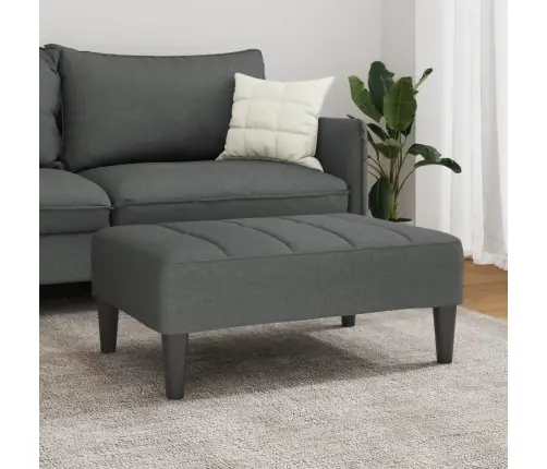 Kājsoliņš, 77X55X31 Cm, Tumši Pelēks Audums Vidaxl