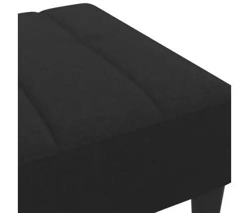 Kājsoliņš, 77X55X31 Cm, Melns Audums Vidaxl Kājsoliņš, 77X55X31 Cm, Melns Audums Vidaxl