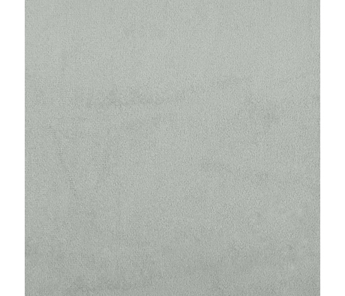 Kājsoliņš, 77X55X31 Cm, Gaiši Pelēks Samts Vidaxl