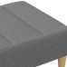 Kājsoliņš, 77X55X31 Cm, Tumši Pelēks Audums Vidaxl