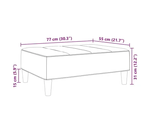 Pakoja, Tamsiai Pilkos Spalvos, 77X55X31cm Audinys
