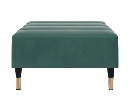 Kājsoliņš, 77X55X31 Cm, Tumši Zaļš Samts Vidaxl Kājsoliņš, 77X55X31 Cm, Tumši Zaļš Samts Vidaxl