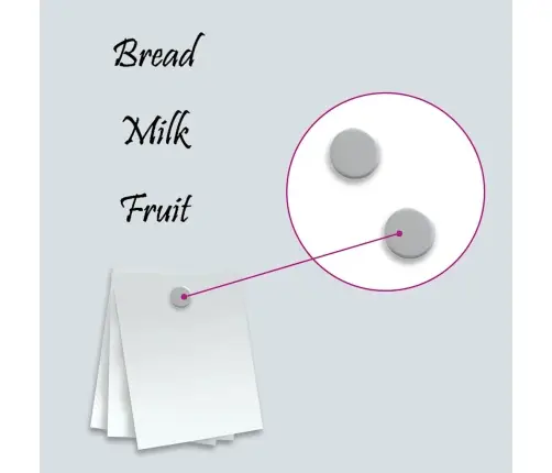 Magnētiskā Tāfele, Stiprināma Pie Sienas, Balta, 80X30 Cm Vidaxl