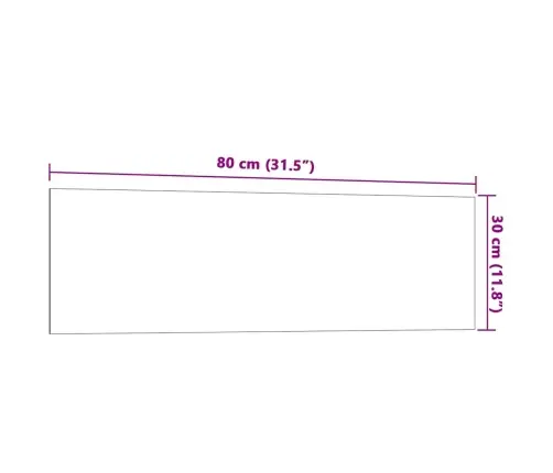 Magnētiskā Tāfele, Stiprināma Pie Sienas, Balta, 80X30 Cm Vidaxl