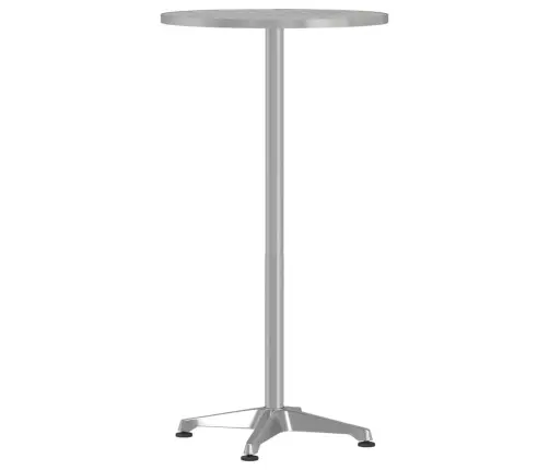 Āra Bāra Galds, Regulējams, Ø59,5X70/109,5 Cm, Alumīnijs Vidaxl
