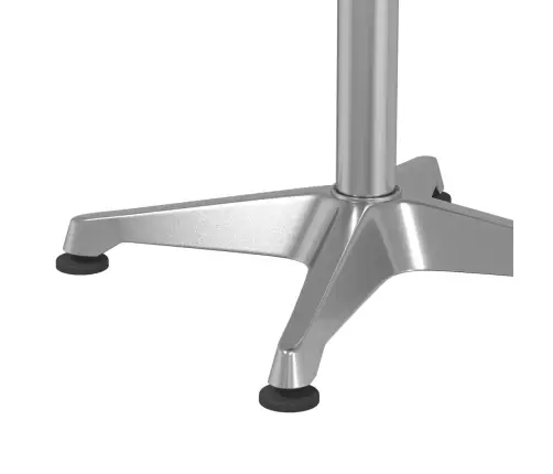 Āra Bāra Galds, Regulējams, Ø59,5X70/109,5 Cm, Alumīnijs Vidaxl