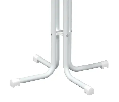 Baro Stalas, Baltas, 60X110cm Apdirbta Mediena Ir Plienas