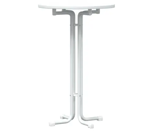 Baro Stalas, Baltas, 70X110cm Apdirbta Mediena Ir Plienas