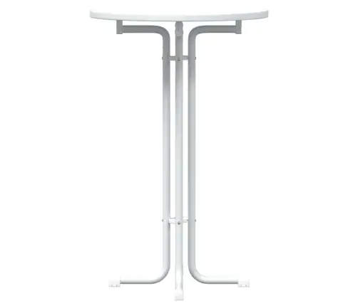 Baro Stalas, Baltas, 70X110cm Apdirbta Mediena Ir Plienas