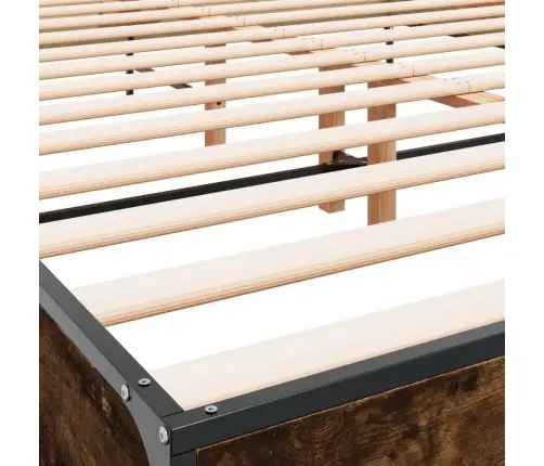 Lovos Rėmas, Dūminio Ąžuolo, 135X190cm Mediena Ir Metalas