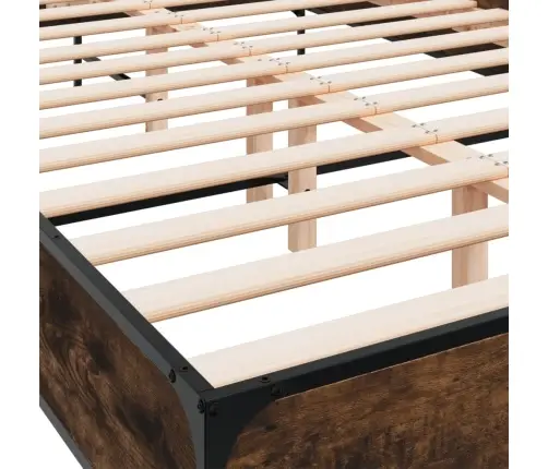 Lovos Rėmas, Dūminio Ąžuolo, 160X200cm Mediena Ir Metalas