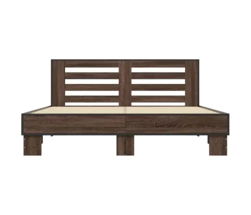 Lovos Rėmas, Rudas Ąžuolo, 150X200cm Apdirbta Mediena/Metalas