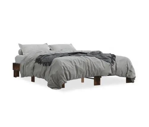 Lovos Rėmas, Dūminio Ąžuolo, 150X200cm Mediena Ir Metalas