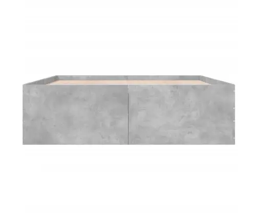 Voodiraam, Betoonhall, 160 X 200 cm Tehispuit