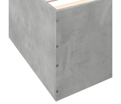 Voodiraam, Betoonhall, 160 X 200 cm Tehispuit