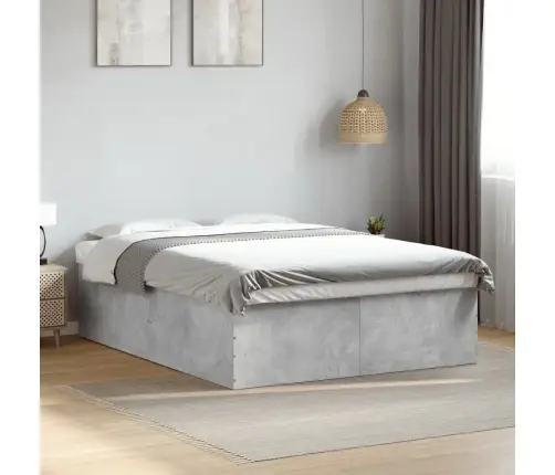 Voodiraam, Betoonhall, 160 X 200 cm Tehispuit