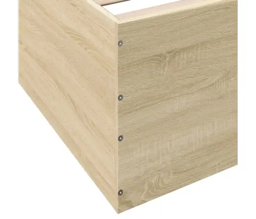 Voodiraam, Sonoma Tamm, 150X200 cm Tehispuit